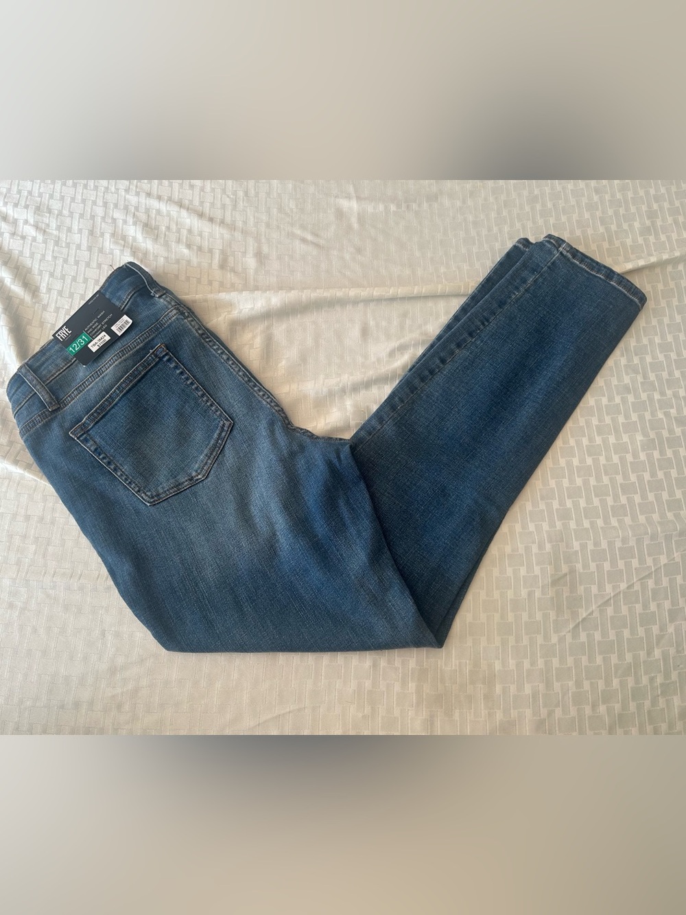 frye inseam 29 authentic wash mid rise comfort stretch skinny leg
